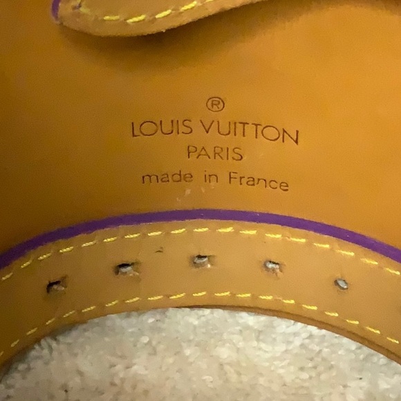Louis Vuitton Charlton Double Wrap Bracelet in Purple Monogram Vernis Leather - Picture 5 of 7